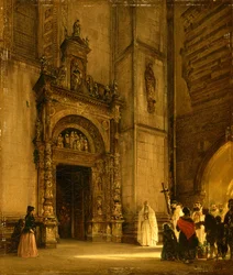 Seitenportal des Doms von Como